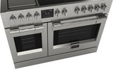 Fulgor Milano Sofia 48” 7.1 cu. ft Stainless Steel Professional Induction Range with Griddle F6PIR485GS1