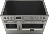 Fulgor Milano Sofia 48” 6.5 cu. ft Stainless Steel Professional Induction Range F6PIR487S1