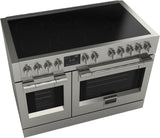Fulgor Milano Sofia 48” 6.5 cu. ft Stainless Steel Professional Induction Range F6PIR487S1