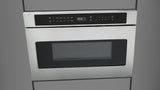 Fulgor Milano 24” 1.2 cu. ft Stainless Steel Built‑In Drawer Microwave Oven F7DMW24S2