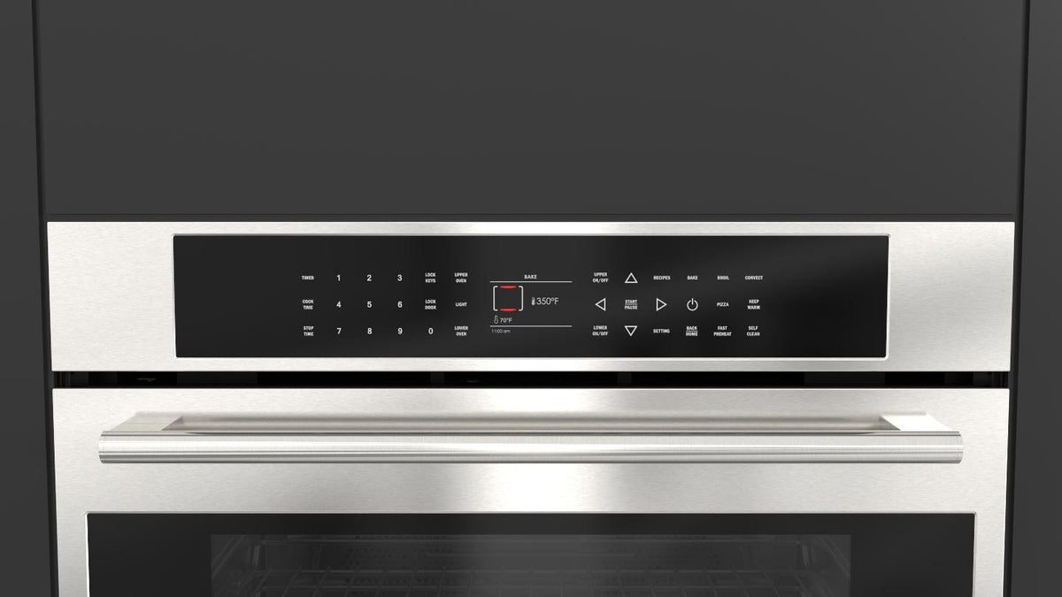 Fulgor Milano 30” 8.8 cu. ft Stainless Steel Electric Double Wall Oven F7DP30S1