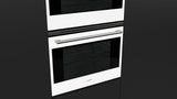 Fulgor Milano 30” 8.8 cu. ft White Electric Double Wall Oven F7DP30W1