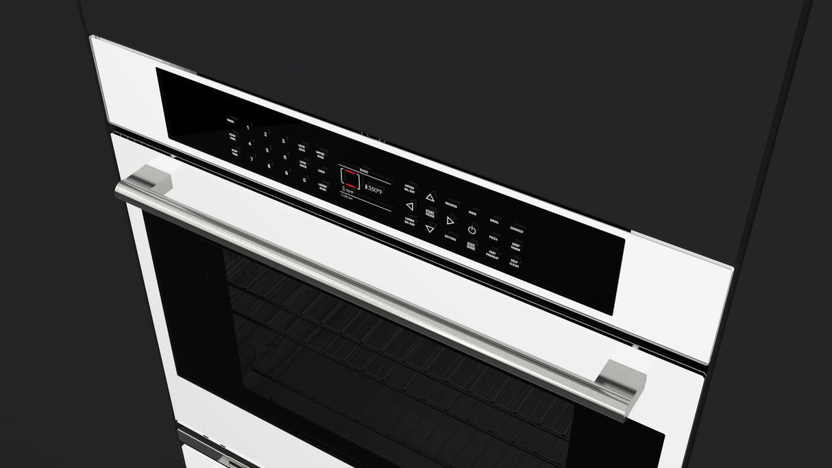Fulgor Milano 30” 8.8 cu. ft White Electric Double Wall Oven F7DP30W1