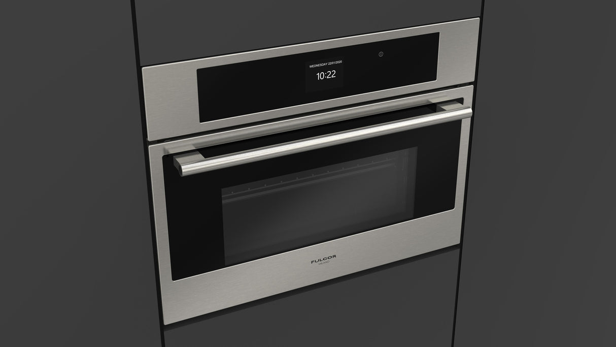 Fulgor Milano 24” 1.2 cu. ft Stainless Steel Electric Steam Oven F7SCO24S1
