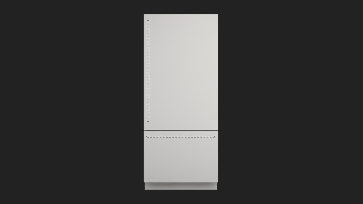 Fulgor Milano 36" Panel Ready Bottom Freezer Built-In Refrigerator F7IBM36O2L