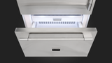 Fulgor Milano 36” 18.5 cu. ft. Stainless Steel Built‑In Bottom Freezer Refrigerator F7PBM36S2-L
