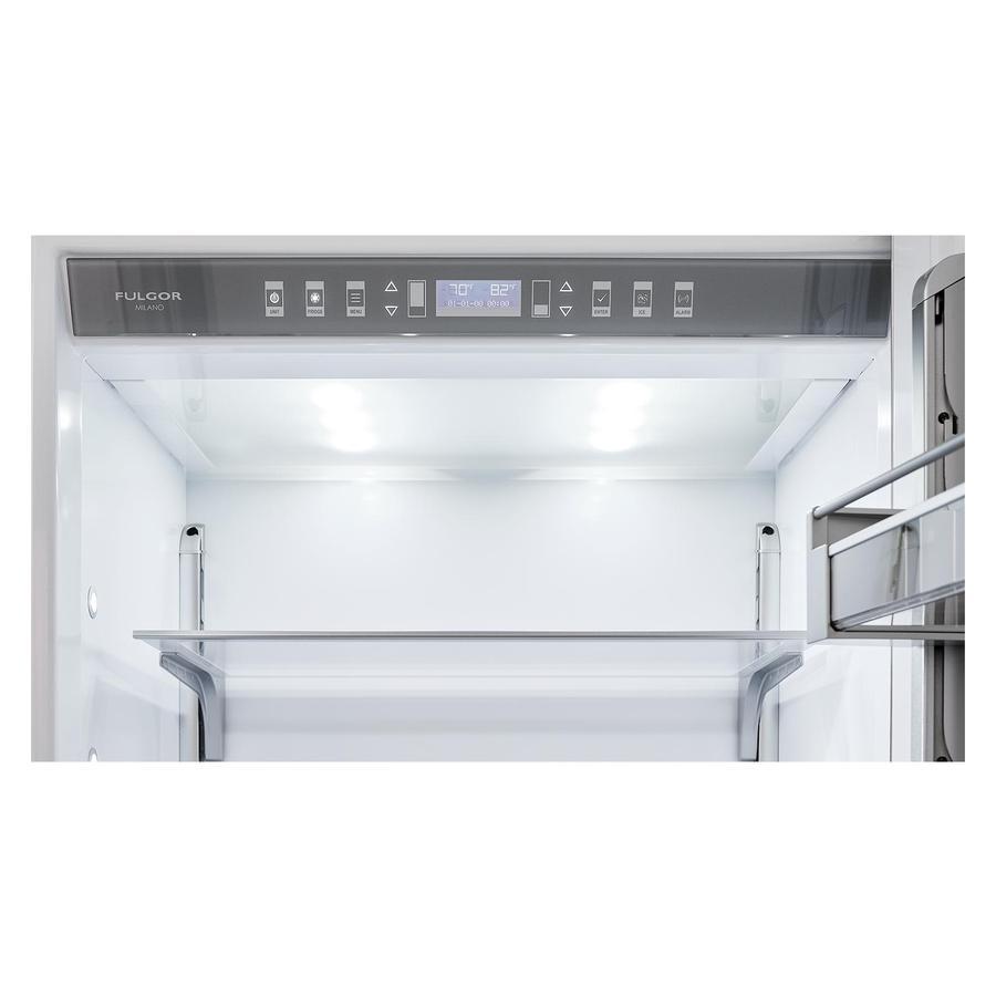 Fulgor Milano Sofia 36” 18.5 cu. ft Stainless Steel Bottom Freezer Refrigerator F7PBM36S2R