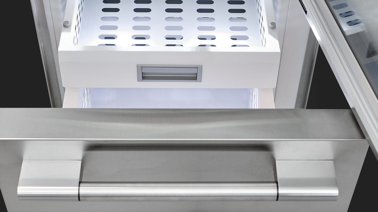 Fulgor Milano 24” 54‑Bottle Tri‑Zone Wine Cooler Stainless Steel Right Hinge F7PBW24S2-R