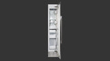 Fulgor Milano 700 Series 18 Inch 8.22 Cu. Ft. Built-In Column Freezer with Ice Maker Right Hinge F7SFC18S1-R