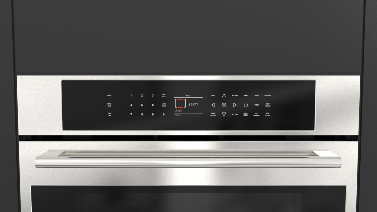 Fulgor Milano 30" Touch Control Single Wall Oven S700 Series Stainless Steel F7SP30S1