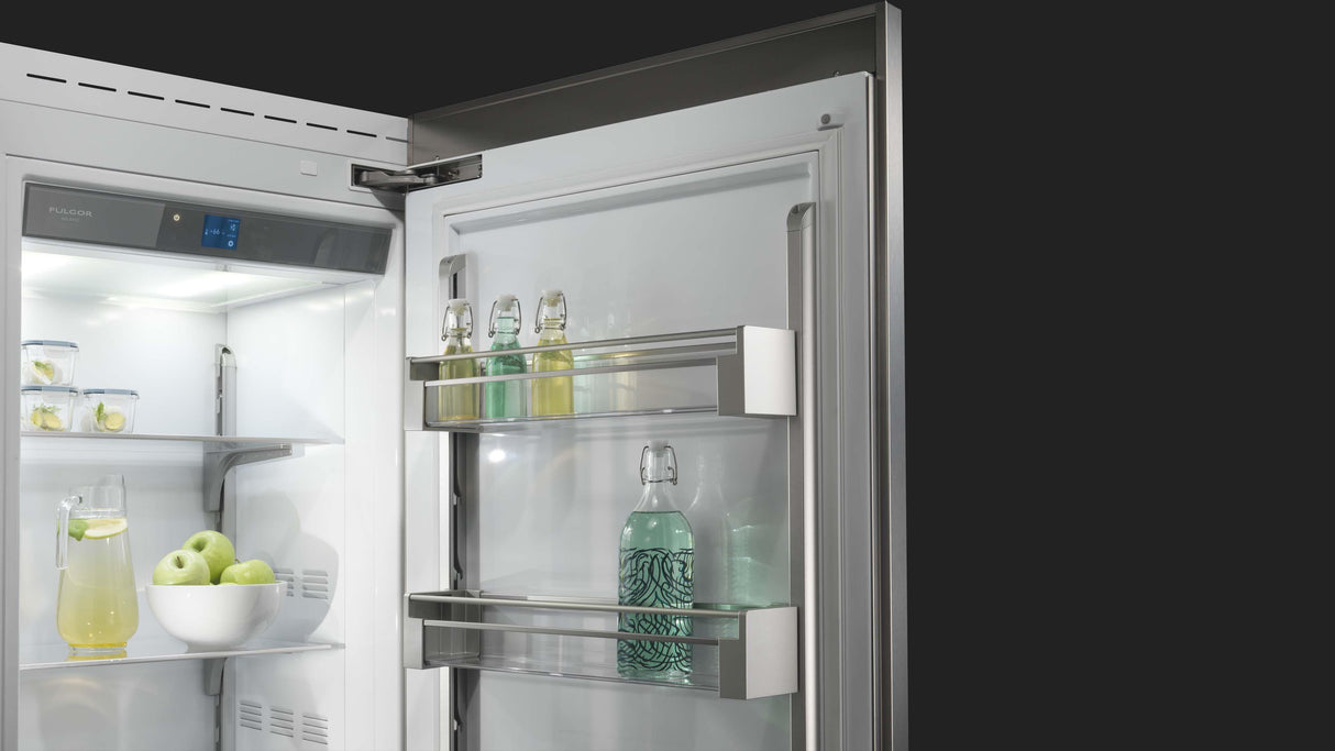 Fulgor Milano 700 Series 30 Inch 17.44 Cu. Ft. Column Refrigerator with LED Lighting and Total No Frost Right Hinge F7SRC30S1-R