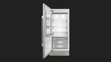 Fulgor Milano 700 Series 36" 21.54 Cu. Ft. Built-In Column Refrigerator Left Hinge F7SRC36S1-L