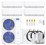MRCOOL DIY 5th Gen Multi-Zone 4-Zone 48,000 BTU 21.8 SEER2 (6K + 6K + 9K + 24K) Ductless Mini-Split Heat Pump System DIYM448HPW04D00