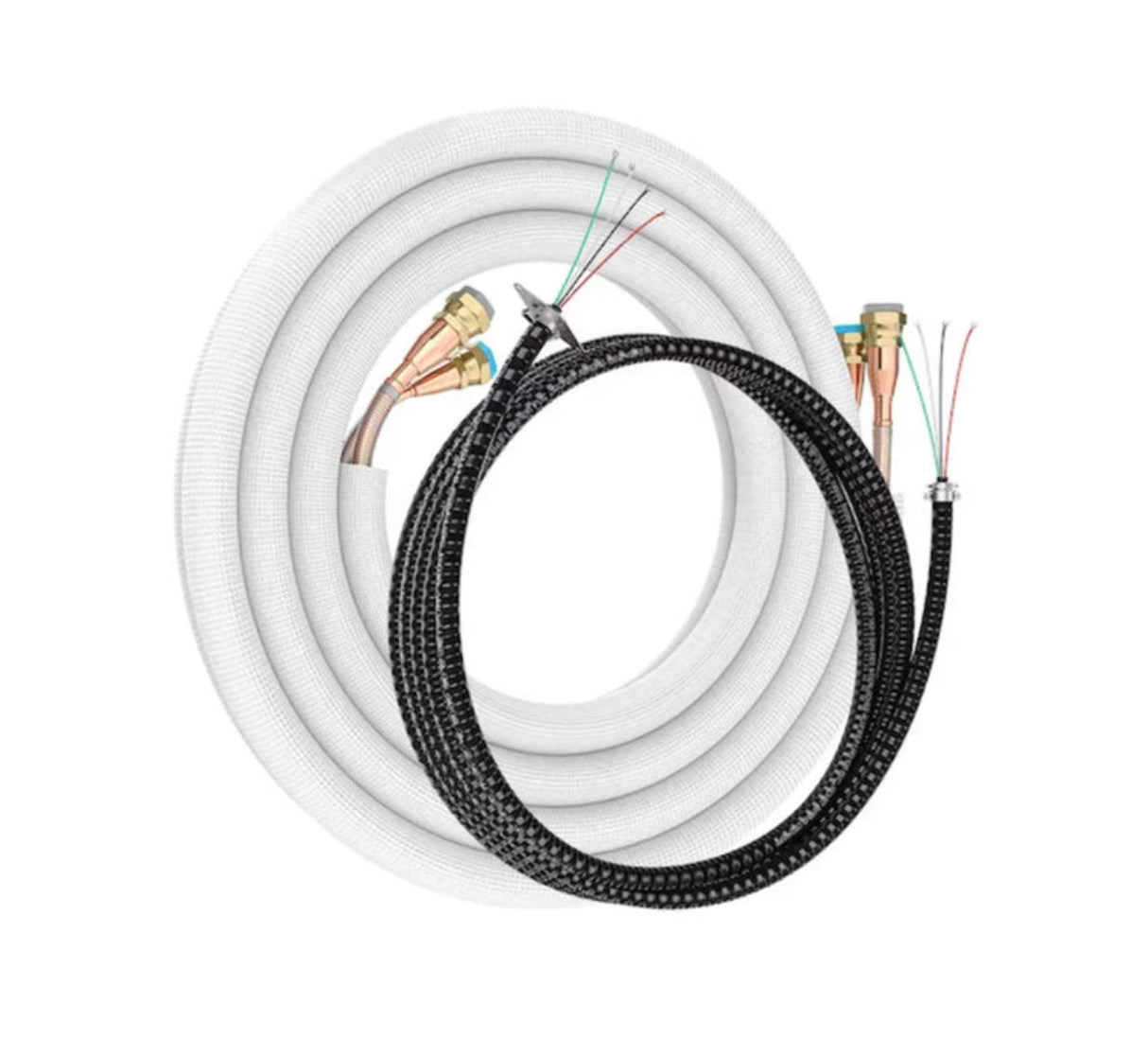 MRCOOL DIY 5th Gen 2‑Zone 18,000 BTU Ductless Mini Split Heat Pump System with (16 ft + 25 ft) Pre‑Charged Line Sets (9K + 9K)