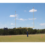 Gared High School Football Goalpost 5 9⁄16″ O.D. Steel Yellow Powder-Coat Permanent Sleeve Mount Pair FGP601SY