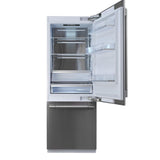 Fulgor Milano 30 Inch 16 cu. ft Stainless Steel Bottom Mount Refrigerator in Panel Ready FM4BM30FBI