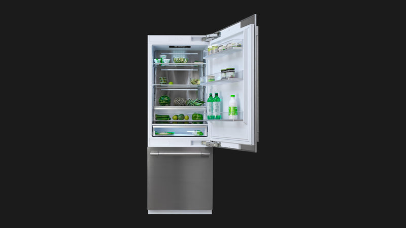 Fulgor Milano 30 Inch 16 cu. ft Bottom Mount Refrigerator in Panel Ready FM4BM30FBI