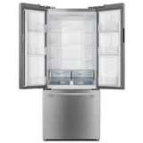 Fulgor Milano 30” 17.5 cu. ft. Stainless Steel Bottom Mount French Door Refrigerator FM4FBM30SS