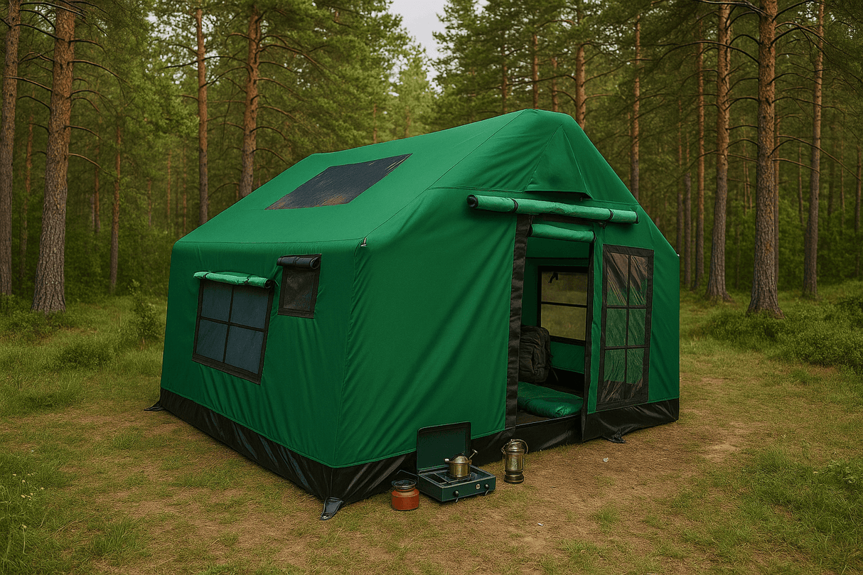 Sonmez Outdoor Nest Class Green Inflatable Tent with Digital Air Pump