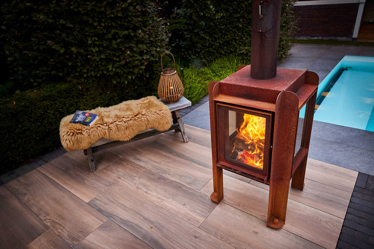 RB73 Fennek Outdoor Wood Burning Fireplace 97563724