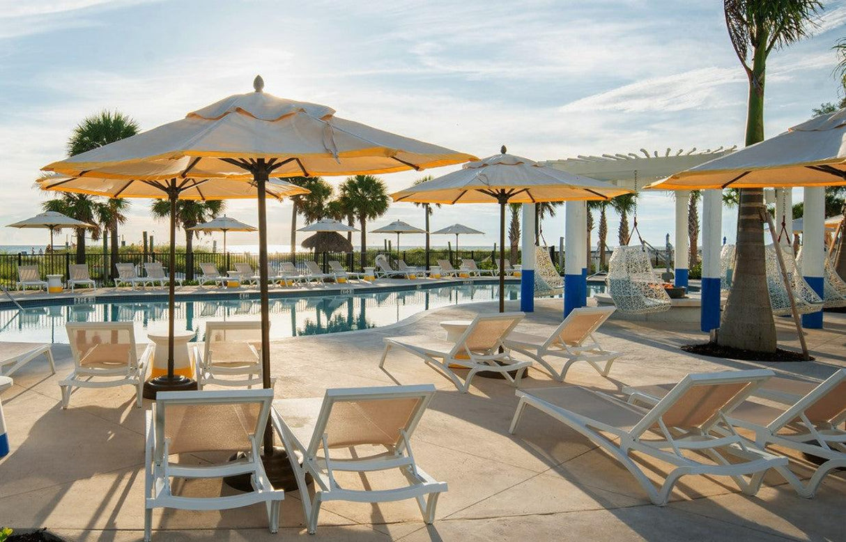 FiberBuilt Riva Center Pole Octagon Umbrella