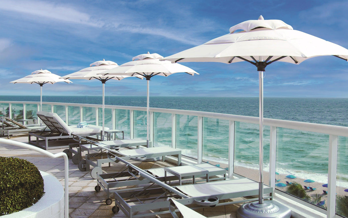 FiberBuilt Riva Center Pole Octagon Umbrella