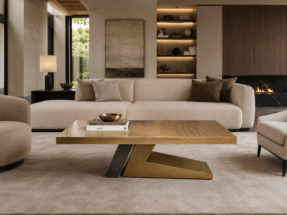 Metall Florence Stainless Steel Coffee Table