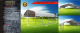 Chery Industrial Golden Mount Classic Steel Carport 20′ W x 20′ L