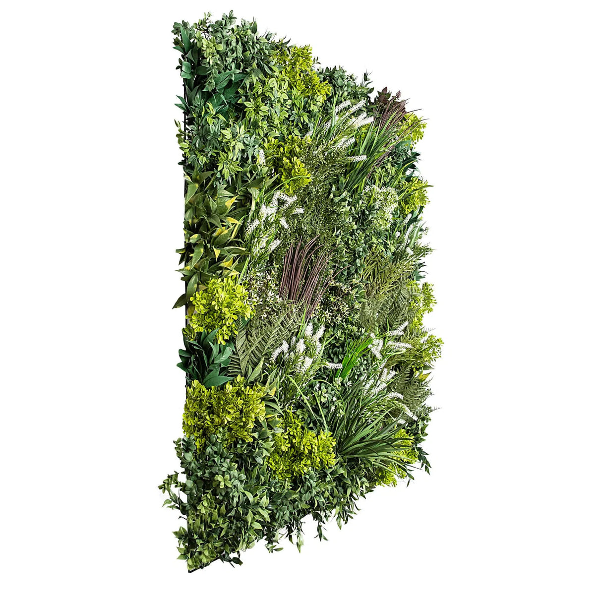 Designer Plants USA Garden of Eden 40"x40" Metal-Backed UV Fire-Resistant Green Wall