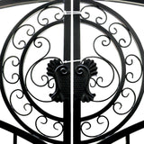 Chery Industrial 14x8 ft Steel Dual Swing Driveway Gate-European Style