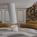 HearthArtSinn Bioethanol High-end Simple Column Real Flame Hanging Fireplaces