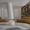 HearthArtSinn Bioethanol High-end Simple Column Real Flame Hanging Fireplaces