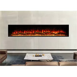 HearthArtSinn Luminex Modern 3D Insertable Electric Fireplace with Logs and Crystals