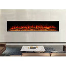 HearthArtSinn Luminex Modern 3D Insertable Electric Fireplace with Logs and Crystals