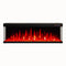 HearthArtSinn Luminex Modern 3D Insertable Electric Fireplace with Logs and Crystals