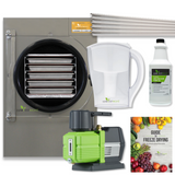 Harvest Right Small Pharmaceutical Pro Freeze Dryer with Premier Vacuum Pump and 5 Trays in Stainless Steel