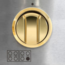 Hallman Bold Series 36" Gas Freestanding Range with Brass Trim