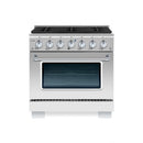 Hallman Bold Series 36" Gas Freestanding Range with Chrome Trim