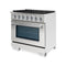 Hallman Bold Series 36" Gas Freestanding Range with Chrome Trim