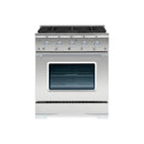 Hallman Classico Series 30" Gas Freestanding Range with Chrome Trim