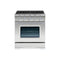 Hallman Classico Series 30" Gas Freestanding Range with Chrome Trim