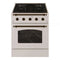 Hallman Classico Series 30" Dual Fuel Freestanding Range With Bronze Trim