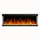 HearthArtSinn Luminex Modern 3D Insertable Electric Fireplace with Logs and Crystals