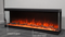 HearthArtSinn Luminex Modern 3D Insertable Electric Fireplace with Logs and Crystals