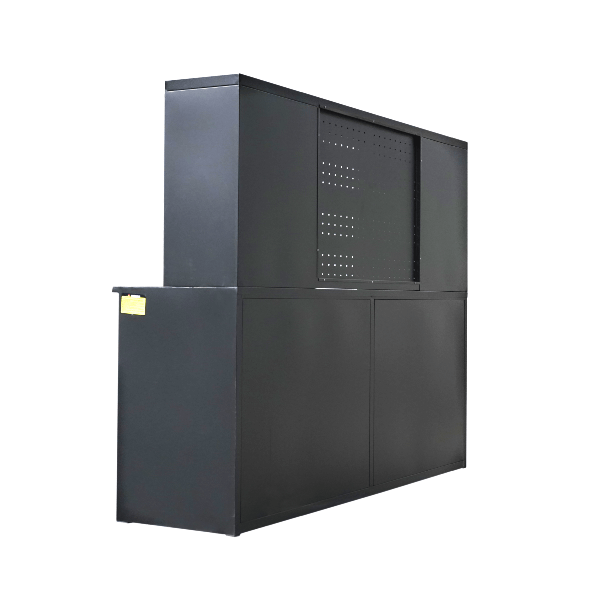 Chery Industrial 7 ft Garage Workbench Cabinet (18 Drawers & 4 Cabinets & Pegboard)