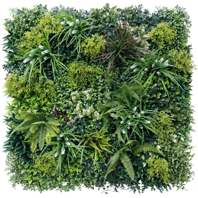 Designer Plants USA U-Luxury Lush Spring Artificial Vertical Wall 40x40 Commercial Grade