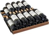 Allavino Reserva Series 119 Bottle 55" Tall Single Zone Right Hinge Stainless Steel Wine Refrigerator