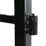 Chery Industrial 14x8 ft Steel Dual Swing Driveway Gate with Horse Pattern