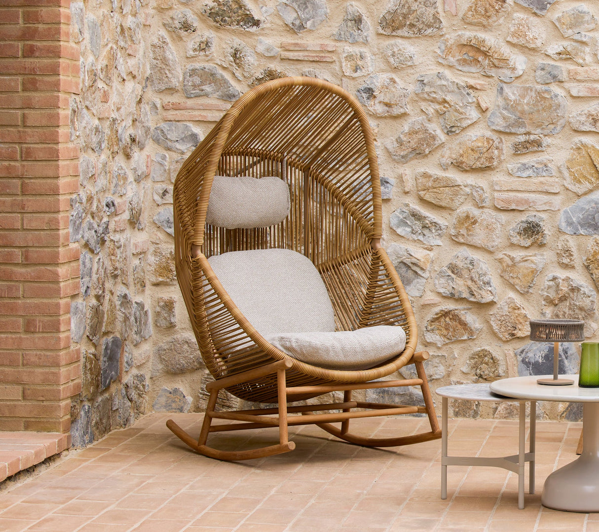 Hive Woven Rocking Chair