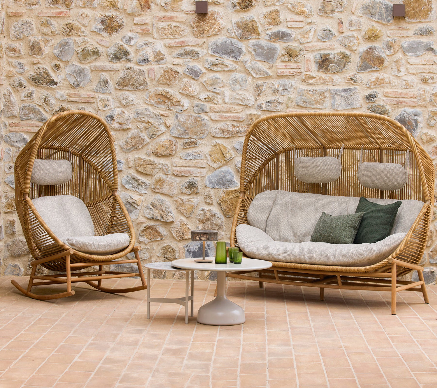 Hive Woven Rocking Chair